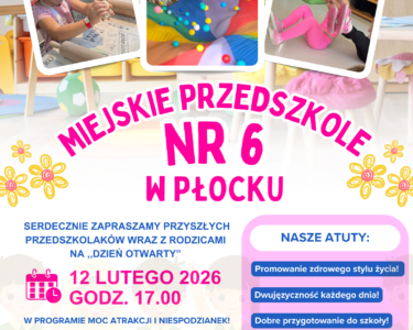 Zapraszamy na „Dzień Otwarty” – 12.02.2026 godz.17.00